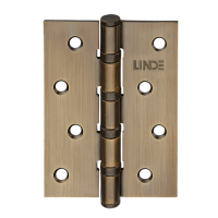 Петля для дверей LINDE 2.5*100*75*12 матова бронза нікель універсальна