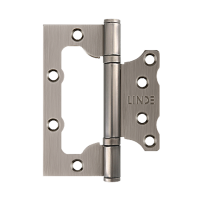 Петля для дверей метелик LINDE 2.5*100*77*11 матовий антрацит універсальний