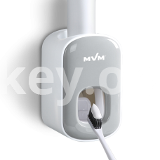Диспенсер для зубної пасти клейкий MVM BP-24 біло сірий