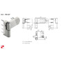 Завіс дверний ROTO DoorLine PS27 17-20 коричневий