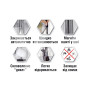 Москітна сітка для дверей на магнітах MN-820 T 1200мм/2200мм