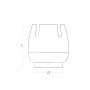 Захисні накладки MVM LP-01 23-29 T круглі 4шт