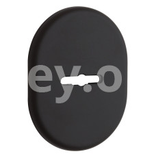 Накладка замка дверей DISEC KT037 MATRIX OVAL чорна