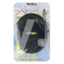 Накладка замка дверей DISEC KT037 MATRIX OVAL чорна