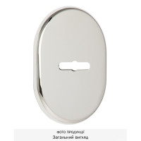 Накладка замка дверей DISEC KT037 MATRIX OVAL хром полірований