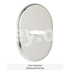Накладка замка дверей DISEC KT037 MATRIX OVAL хром полірований