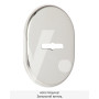Накладка замка дверей DISEC KT037 MATRIX OVAL хром полірований