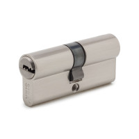 Цилиндр дверной SIBA 35/55 ключ/ключ 90мм матовый никель