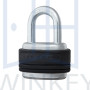 Замок навесной TOKOZ XTREME T02 3KEY черный