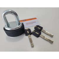 Замок навесной TOKOZ XTREME T02 3KEY черный