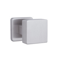 Ручка-кноб ROSTEX H-53 SQUARE матовая нержавеющая сталь