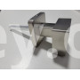 Ручка-кноб ROSTEX H-53 SQUARE матова нержавіюча сталь