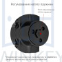 Доводчик дверной RYOBI D-4550 BC/DА с ножницами черный
