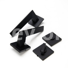 Ручка міжкімнатна COMIT NOTA 6 з накладками NOVELTY A Black