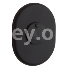 Накладка дверного замка DISEC KT088 MATRIX OVAL чорна 