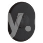 Накладка дверного замка DISEC KT088 MATRIX OVAL чорна 