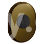 Накладка дверного замка DISEC KT088 MATRIX OVAL бронзова