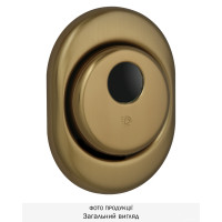 Броненакладка дверного замка DISEC CONTRO CD2000 OVAL 21мм бронзова