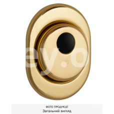 Броненакладка дверного замка DISEC CONTRO CD2000 OVAL 21мм латунь