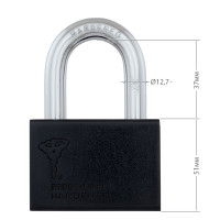 Замок навісний MUL-T-LOCK M13/C1 MTL600 264S+ 37мм 12.7мм