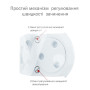 Дотягувач дверний RYOBI 2000 2055V BC STD з фіксуючими ножицями білий