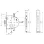 Замок врізний MUL-T-LOCK М265 BS65мм 90мм