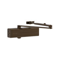 Доводчик дверний ASSA ABLOY DC140 з фіксацією коричневий