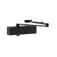 Доводчик дверний ASSA ABLOY DC140 з фіксацією чорний