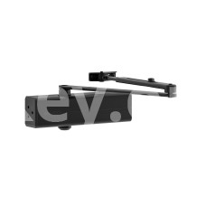 Доводчик дверний ASSA ABLOY DC140 з фіксацією чорний