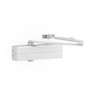 Доводчик дверний ASSA ABLOY DC140 з фіксацією білий