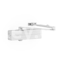 Доводчик дверний ASSA ABLOY DC140 з фіксацією білий