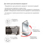 Доводчик дверей RYOBI 3200 D-3200Т з ковзною шиною і фіксацією чорний