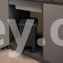 Відро для сміття MVM BIN-01 20L антрацит з кришкою та педаллю