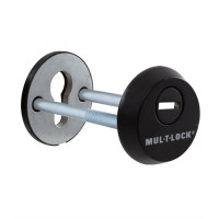 Броненакладка дверного замка MUL-T-LOCK SL3 DIN ROUND 14.5мм 68-73 мм чорний мат
