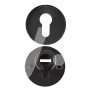 Броненакладка дверного замка MUL-T-LOCK SL3 DIN ROUND 14.5мм 68-73 мм чорний мат
