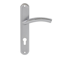 Ручка на планці BRUNO TRENDY 85 мм матовий нікель хром