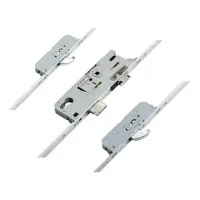 Замок дверной многозапорный FUHR 855 35/92 с крюками привод от ключа 