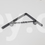 Кронштейн для полиць сталевий AMIG Мод.11 чорний 200x150 мм