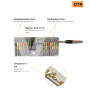 Циліндр RB DIN_KT KEYLOCX 70 NST 40/60 TO_NST CAM30 5KEY RB1 K04