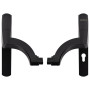 Антипаніка врізна ABARO BPush Strong Black 1000мм 9x9мм