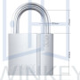Замок навесной ABLOY PL330 SENTRY BA66EE 2KEY STR_B NR_shackle 25мм 8мм BOX