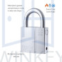 Замок навесной ABLOY PL330 SENTRY BA66EE 2KEY STR_B NR_shackle 25мм 8мм BOX