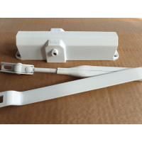 Доводчик дверний Dorma TS Compact з ножицями білий