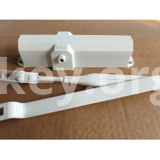 Доводчик дверний Dorma TS Compact з ножицями білий