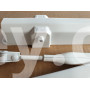 Доводчик дверний Dorma TS Compact з ножицями білий