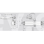 Доводчик дверний Dorma TS Compact з ножицями білий