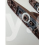 Ручка дверна натискна Stublina 1025.00 36/92 коричнева