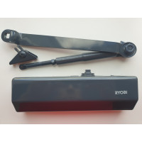 Доводчик дверний RYOBI D 1554 STD з фіксацією антрацит