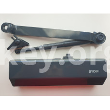 Доводчик дверний RYOBI D 1554 STD з фіксацією антрацит