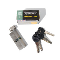 Циліндр дверний TRION 40/40 ключ/баранчик 80 мм